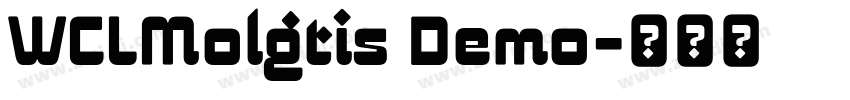 WCLMolgtis Demo字体转换